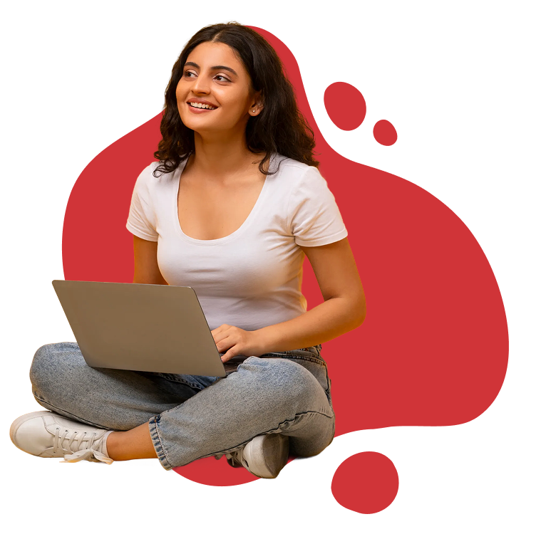 Student with Laptop